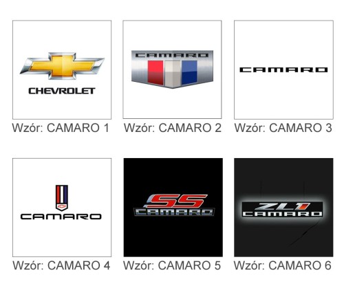Spinki do mankietów Chevrolet CAMARO Wzory.jpg