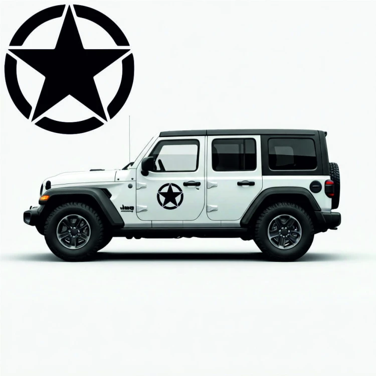 GWIAZDA US ARMY 2 jeep bok.jpg