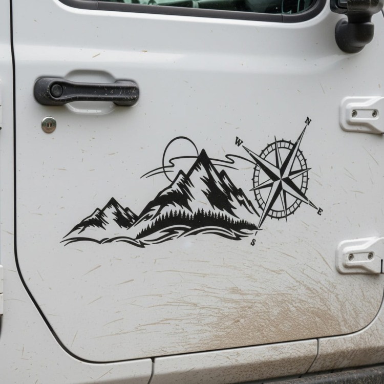 naklejka na samochód auto offroad 5 kompas góry 4.jpg